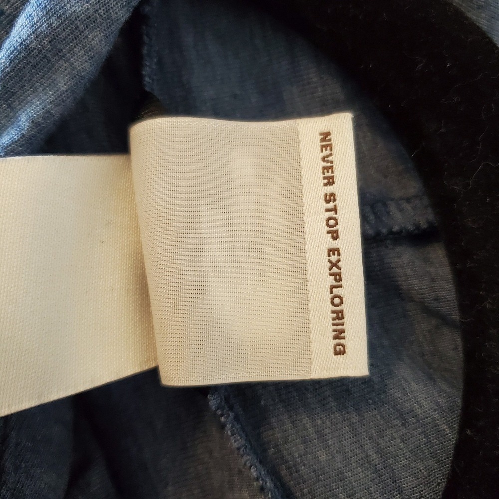 The North Face Womens Blue Heathered Lightweight Hoodie Pullover Size M - Picture 9 of 15
